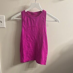 Lululemon Magenta High Neck Swiftly Tech Tank Top